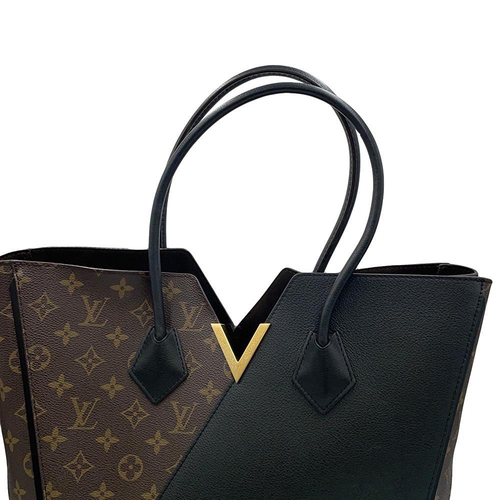 LOUIS VUITTON Kimono NoirM40460 Monogram Calf Leather Size MM