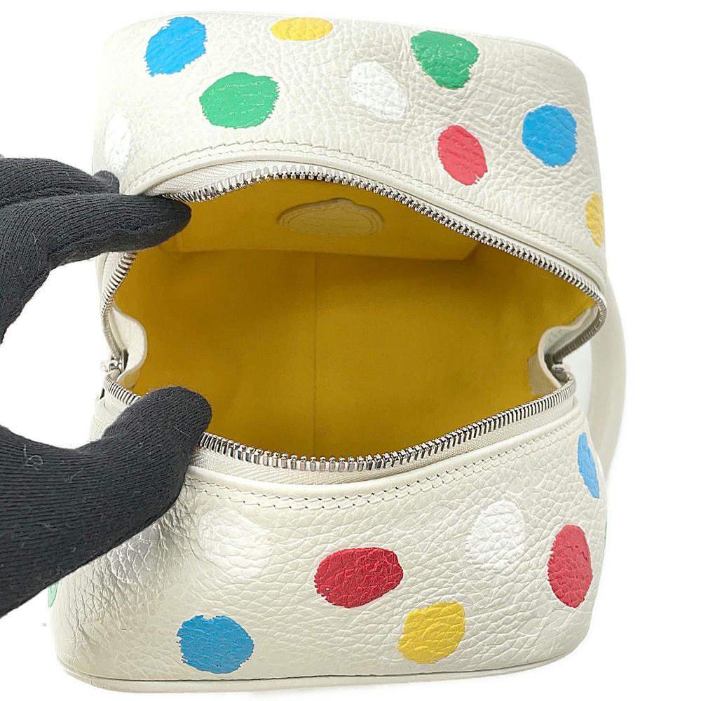 LOUIS VUITTON Square Bag LVxYK White/Multicolor Monogram Empreinte Leather