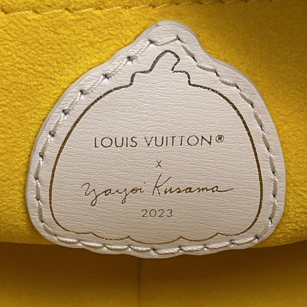 LOUIS VUITTON Square Bag LVxYK White/Multicolor Monogram Empreinte Leather