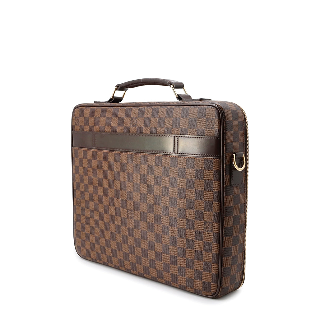 LOUIS VUITTON Porto Ordina Tour Savanna BrownN58020 Damier Ebene Canvas