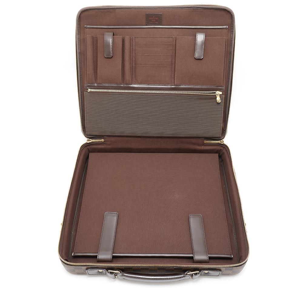 LOUIS VUITTON Porto Ordina Tour Savanna BrownN58020 Damier Ebene Canvas