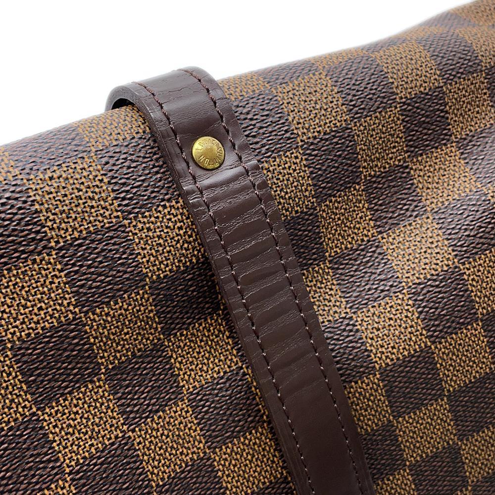 LOUIS VUITTON Saumur SPO RedN48081 Damier Ebene Canvas Size 30