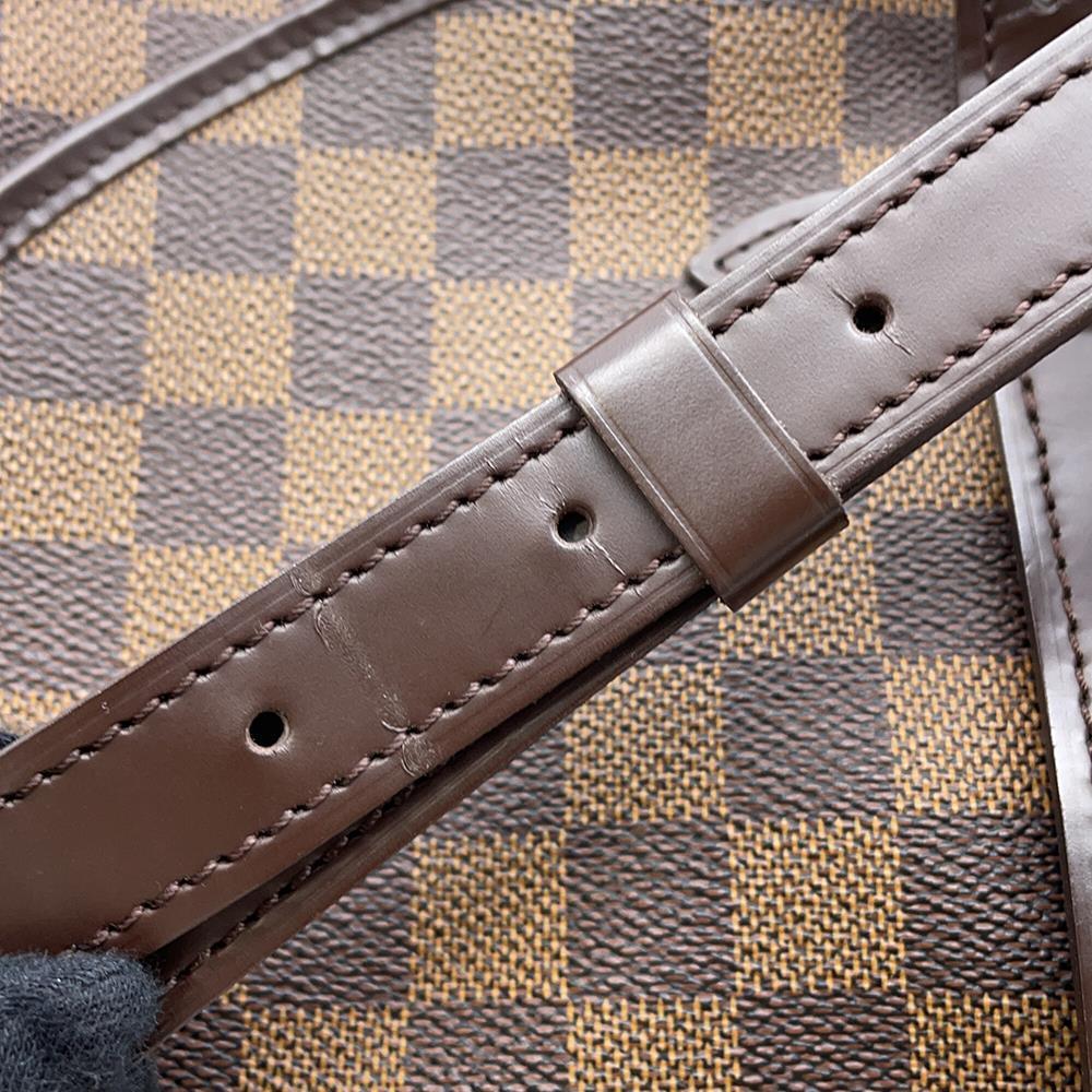 LOUIS VUITTON Saumur SPO RedN48081 Damier Ebene Canvas Size 30