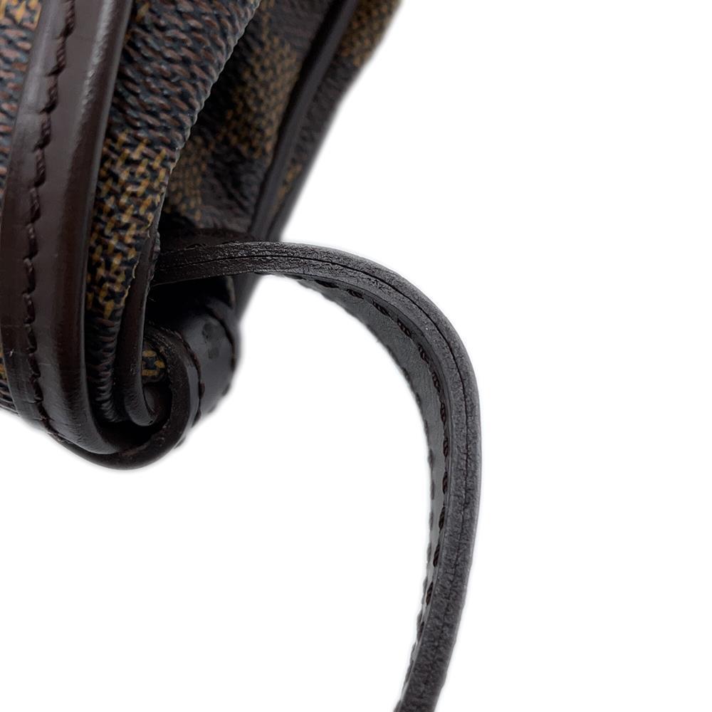 LOUIS VUITTON Saumur SPO RedN48081 Damier Ebene Canvas Size 30