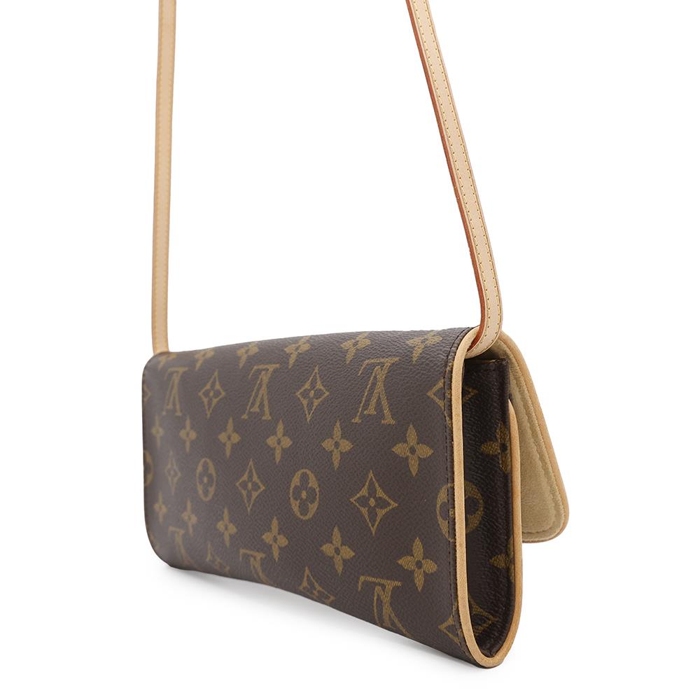 LOUIS VUITTON Pochette Twin BeigeM51852 Monogram Size GM