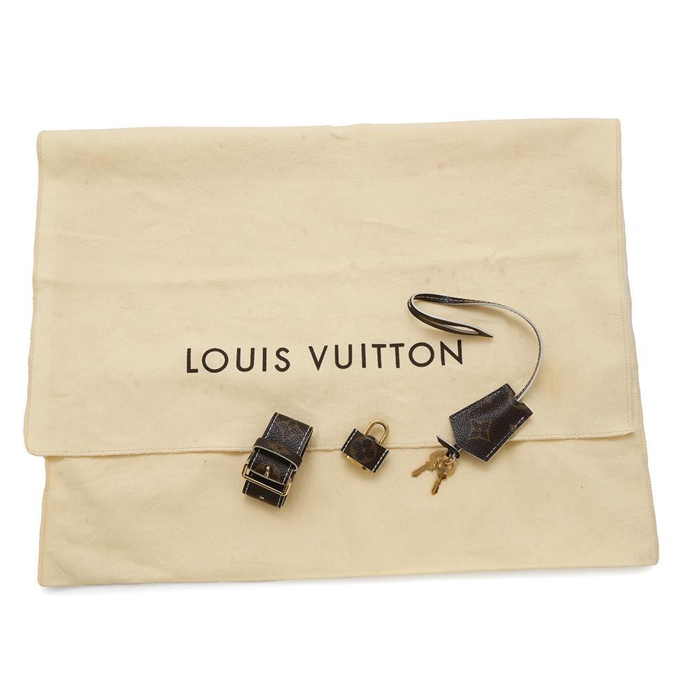 LOUIS VUITTON Lock It BrownM40597 Monogram Shiny