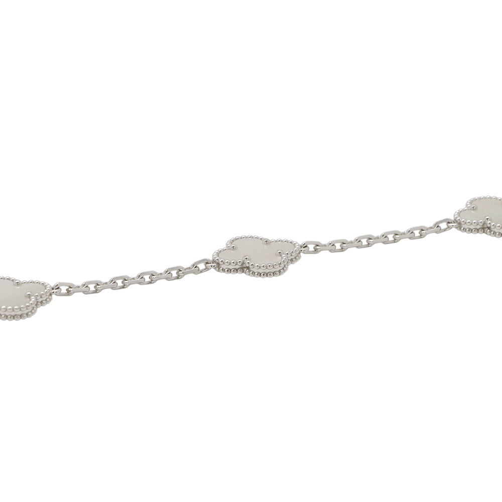 Van Cleef & Arpels Vintage Alhambra long necklace 20 motifsVCARF48800 18K White Gold