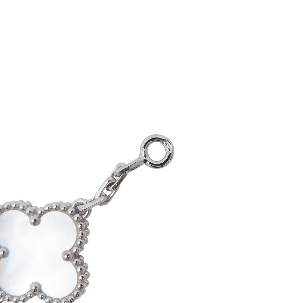 Van Cleef & Arpels Vintage Alhambra long necklace 20 motifsVCARF48800 18K White Gold
