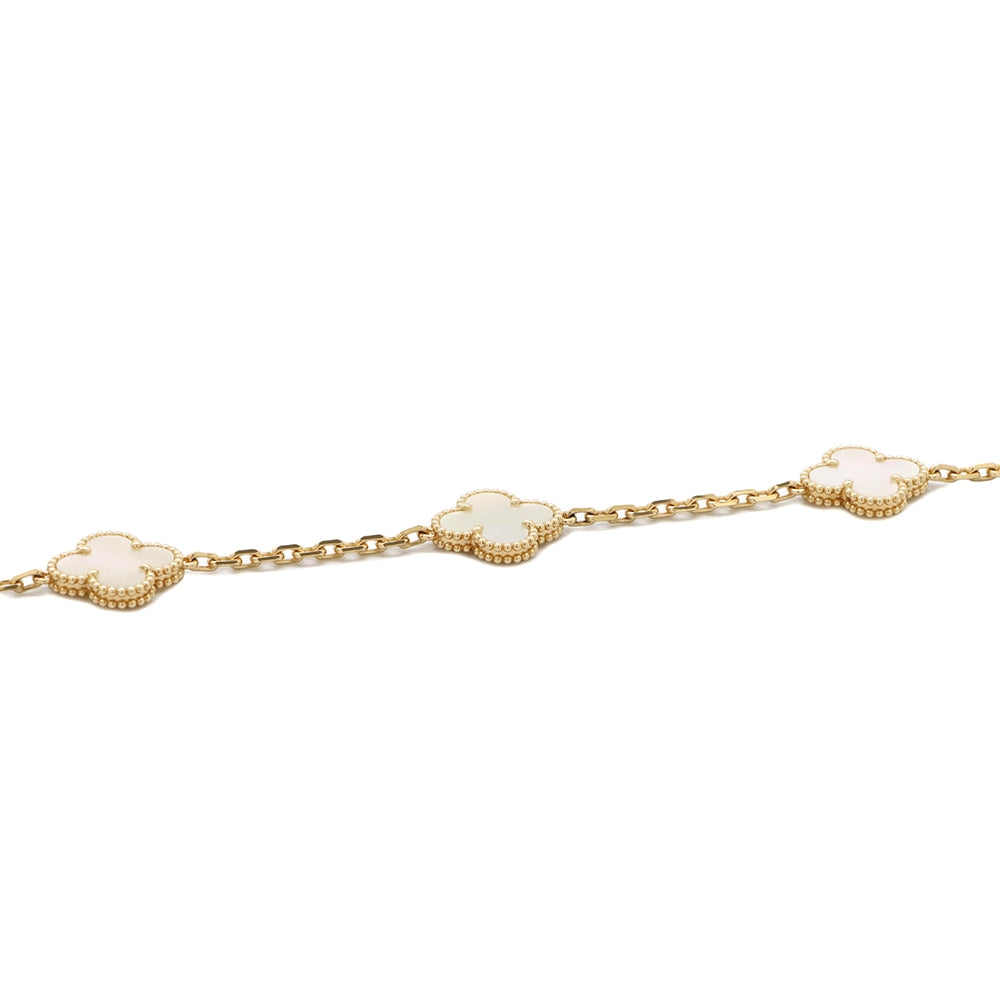 Van Cleef & Arpels Vintage Alhambra Necklace 10 MotifsVCARA42800 18K Yellow Gold