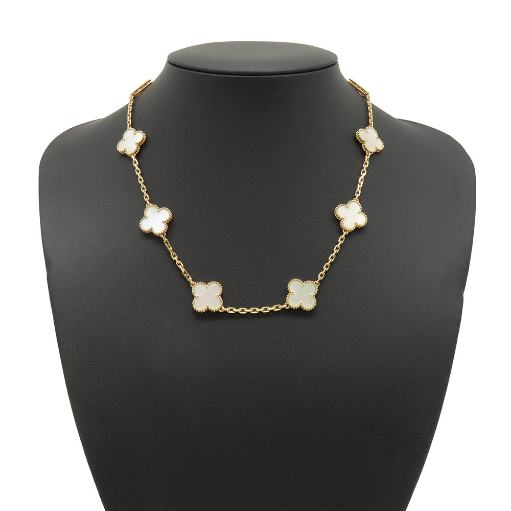Van Cleef & Arpels Vintage Alhambra Necklace 10 MotifsVCARA42800 18K Yellow Gold