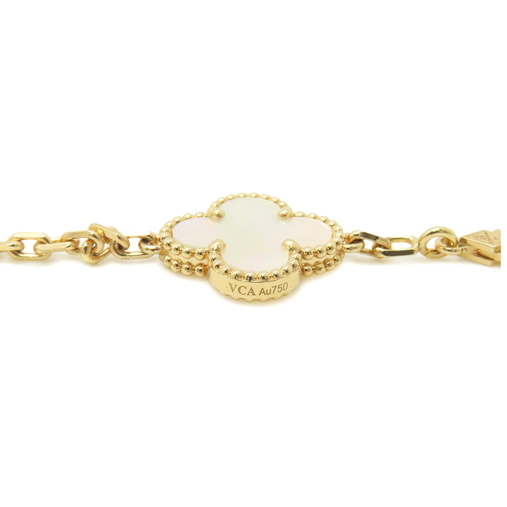 Van Cleef & Arpels Vintage Alhambra Necklace 10 MotifsVCARA42800 18K Yellow Gold
