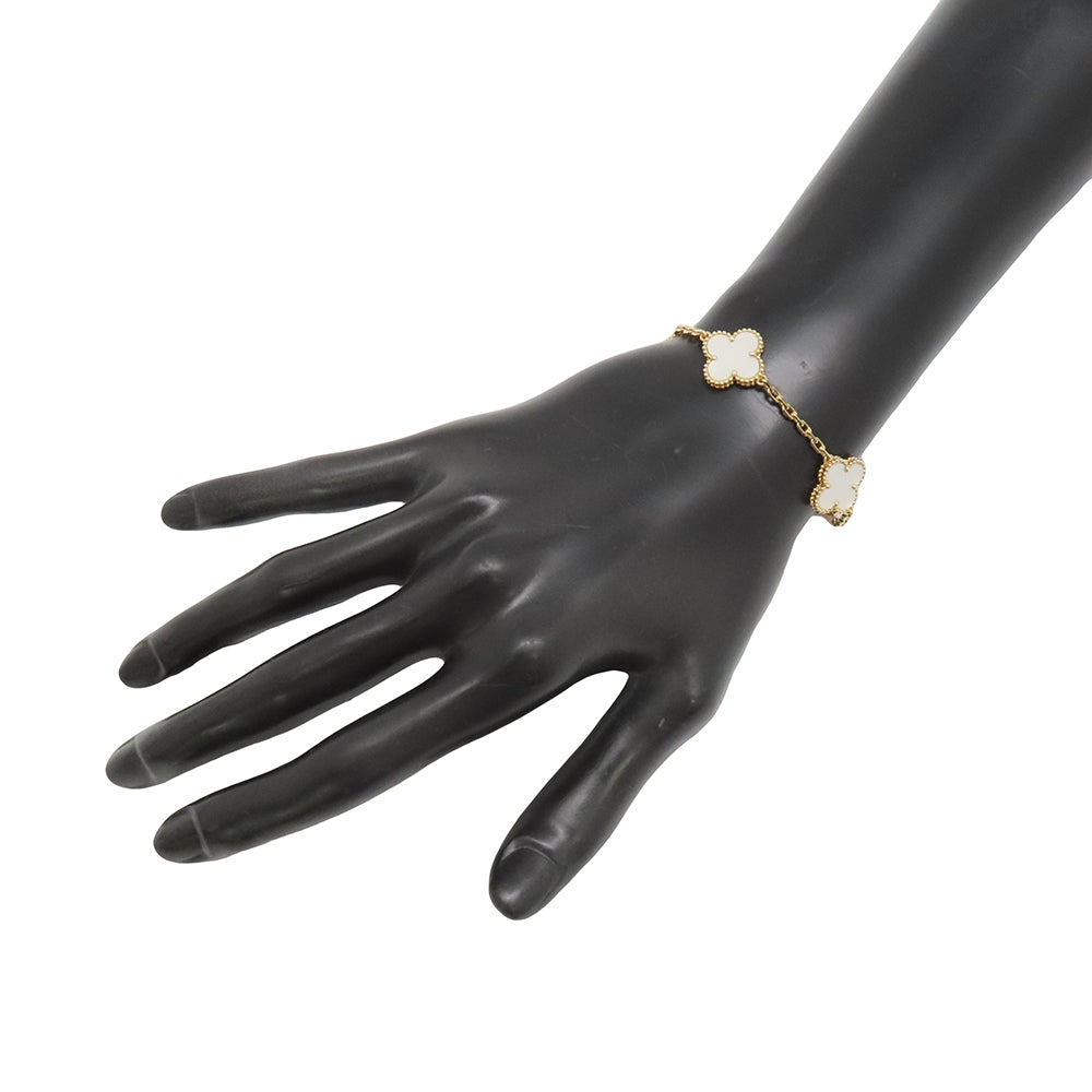 Van Cleef & Arpels Vintage Alhambra Bracelet 5 motifsVCARA41800 18K Yellow Gold