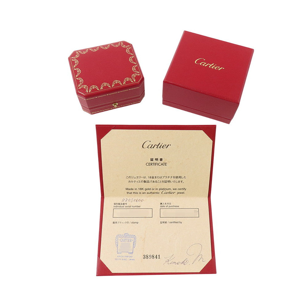 CARTIER Maillon PANTHERE Earrings 3 Row Pavé DiamondB8032600 18K White Gold