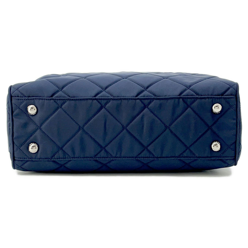 PRADA Quilted Mini Boston Navy1BB903 Nylon