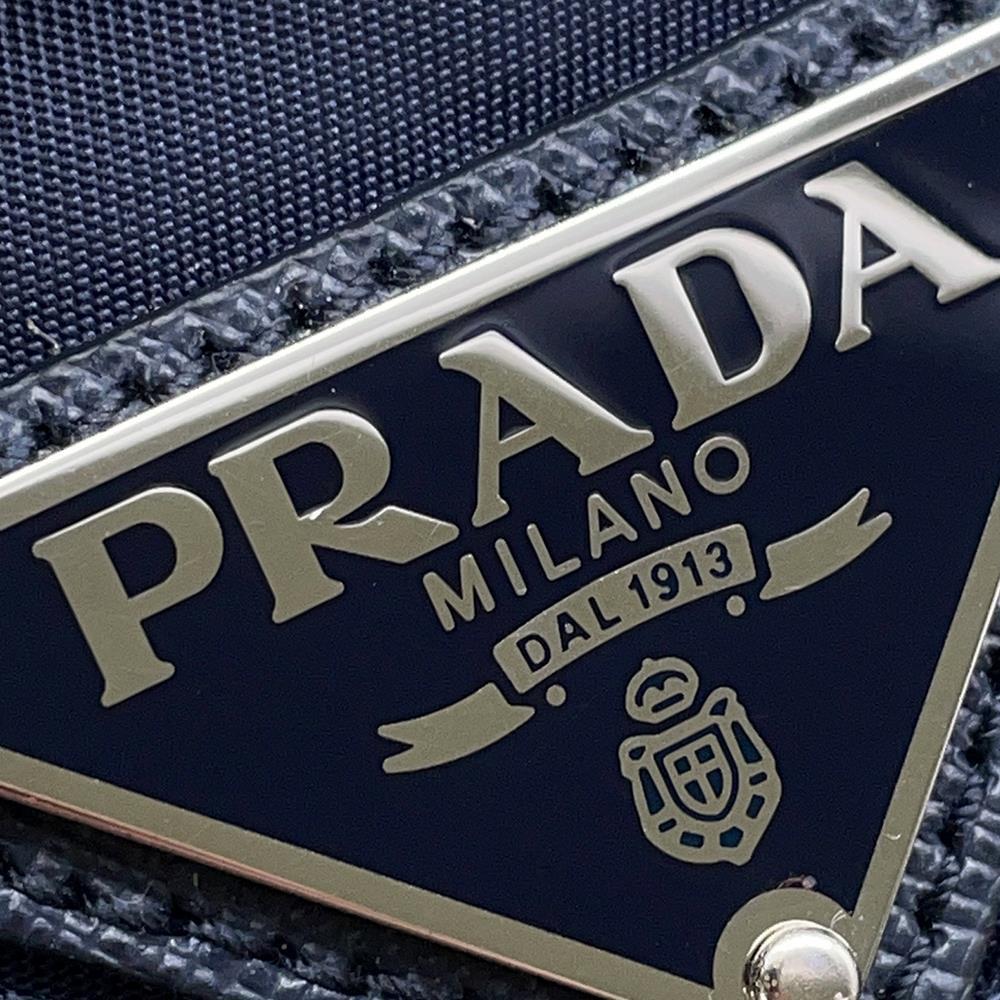 PRADA Quilted Mini Boston Navy1BB903 Nylon