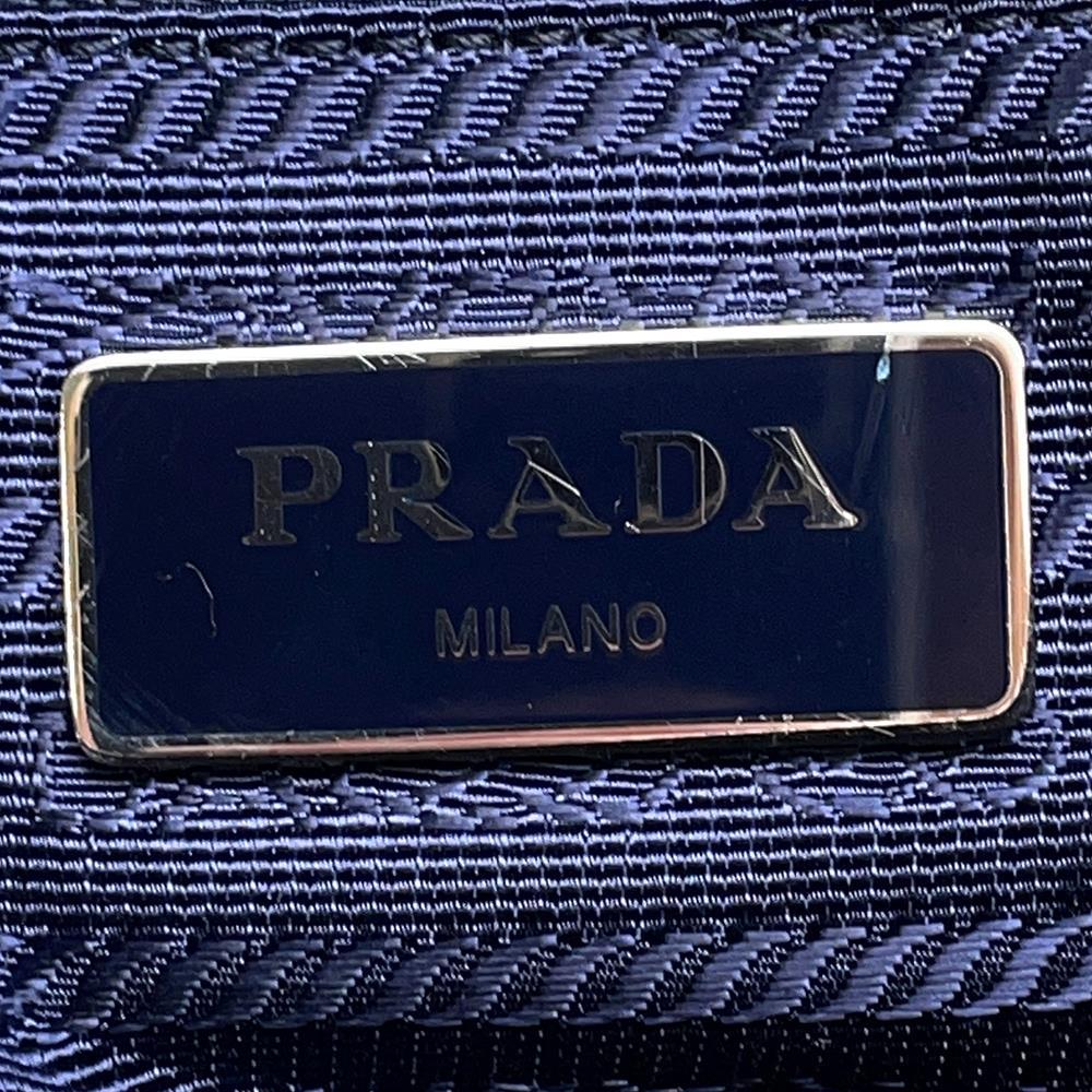 PRADA Quilted Mini Boston Navy1BB903 Nylon