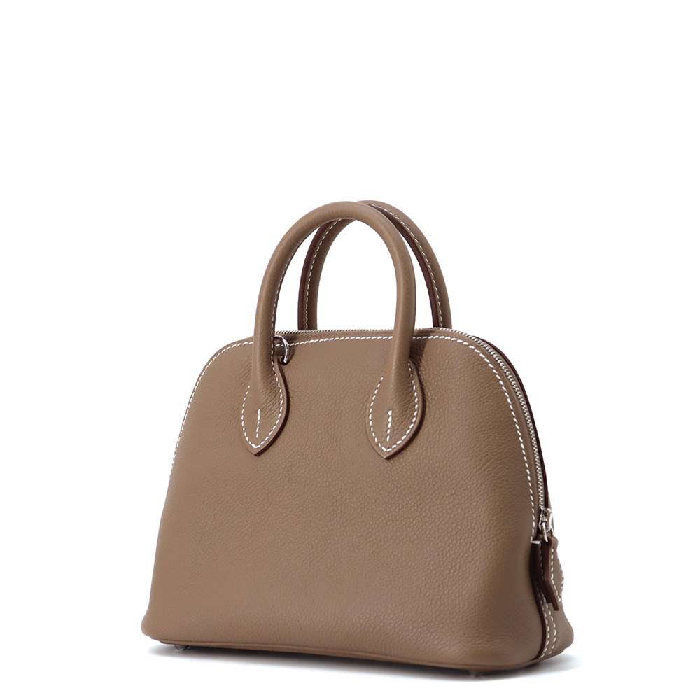 HERMES Bolide 1923 Etoupe Evercolor Size Mini