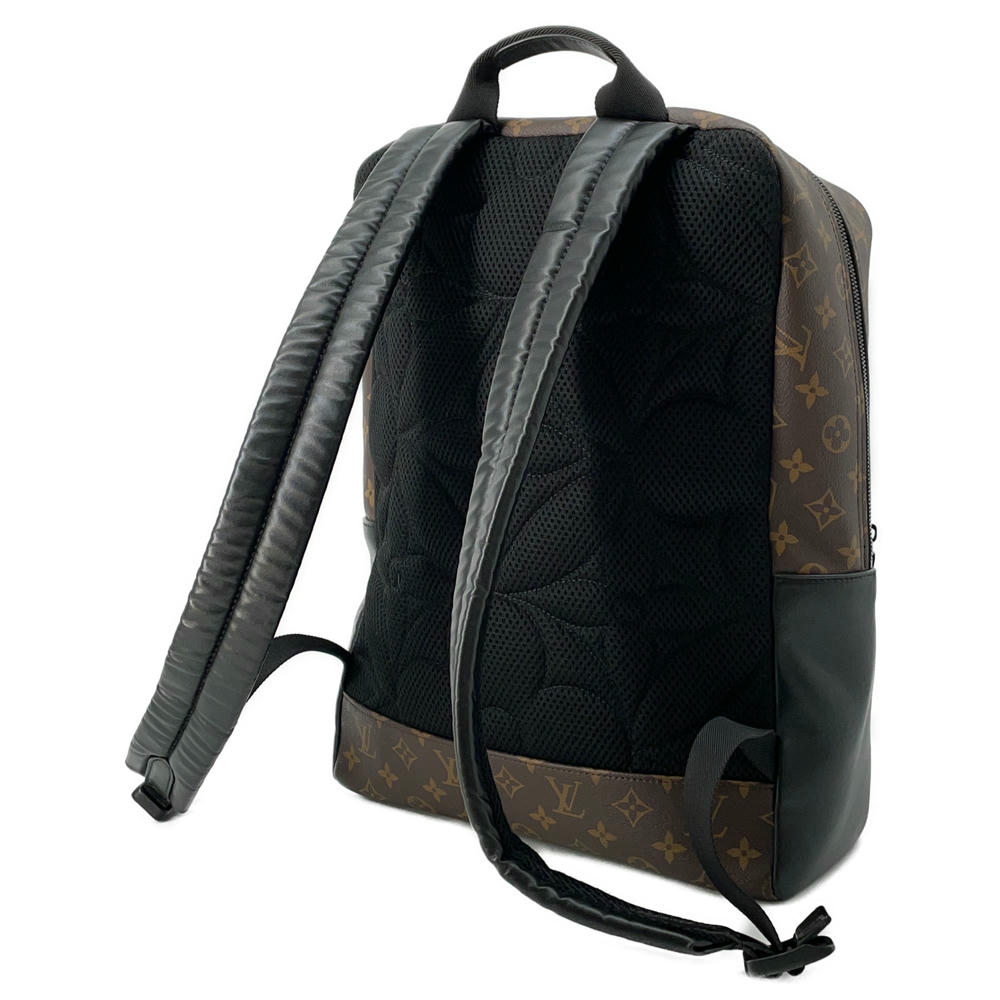 LOUIS VUITTON Dean Backpack Brown/NoirM45335 Monogram Macassar Canvas