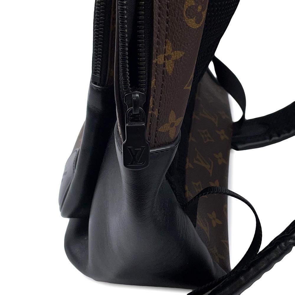 LOUIS VUITTON Dean Backpack Brown/NoirM45335 Monogram Macassar Canvas
