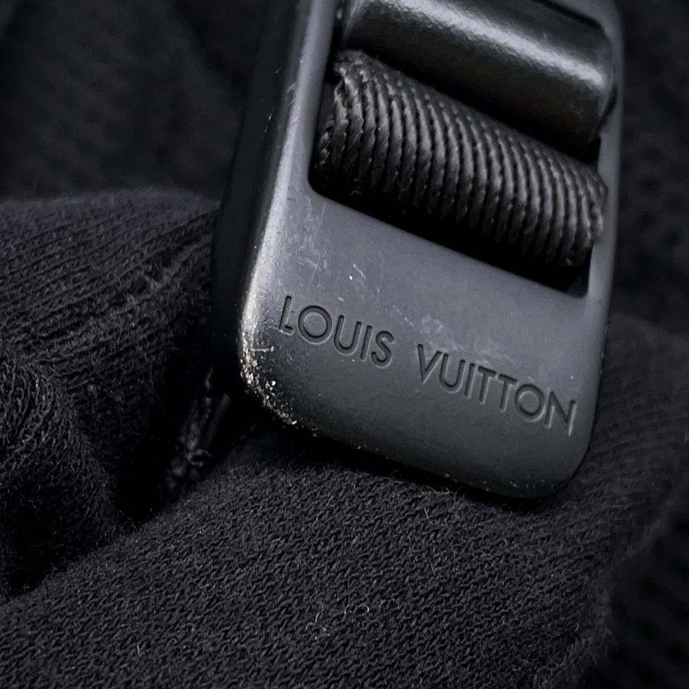 LOUIS VUITTON Dean Backpack Brown/NoirM45335 Monogram Macassar Canvas