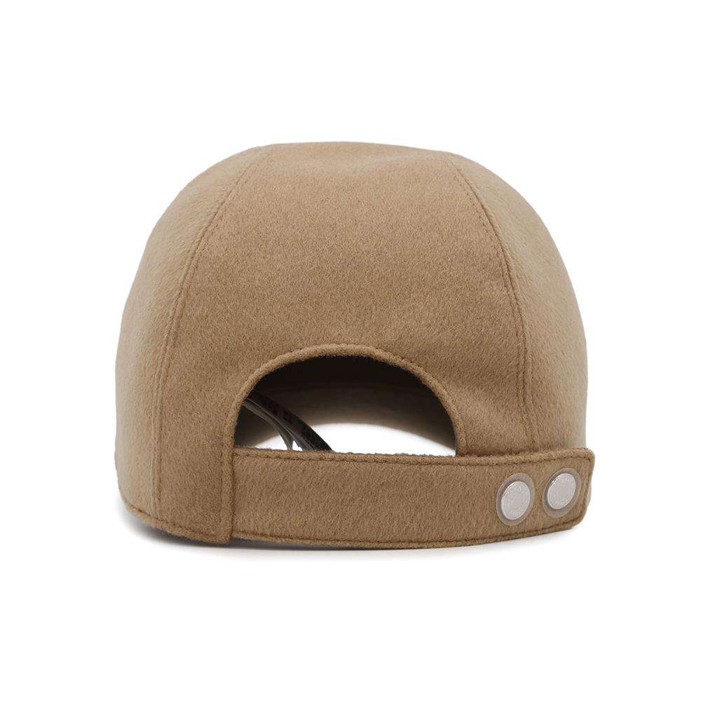 HERMES Davis H. Sellier Cap Size 58 Camel Cashmere100%