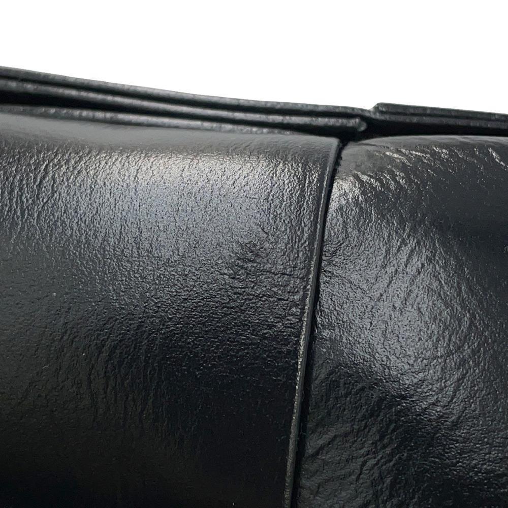 Bottega Veneta Cassette Cross Body Bag Black717587 Calf Leather Size Small