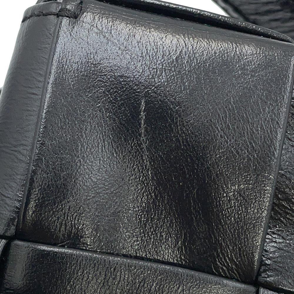 Bottega Veneta Cassette Cross Body Bag Black717587 Calf Leather Size Small