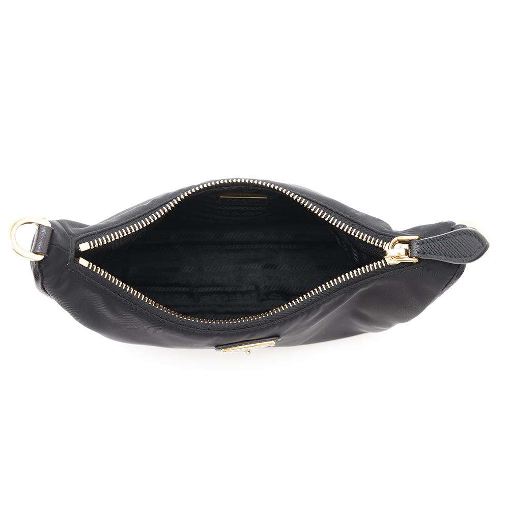 PRADA Re-Edition 2005 Re-Nylon Shoulder Bag Black1BH204 Nylon Leather
