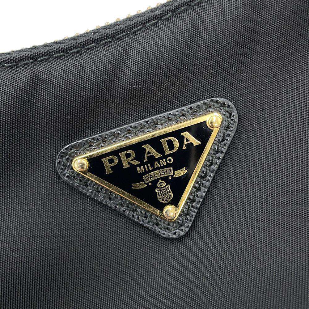 PRADA Re-Edition 2005 Re-Nylon Shoulder Bag Black1BH204 Nylon Leather