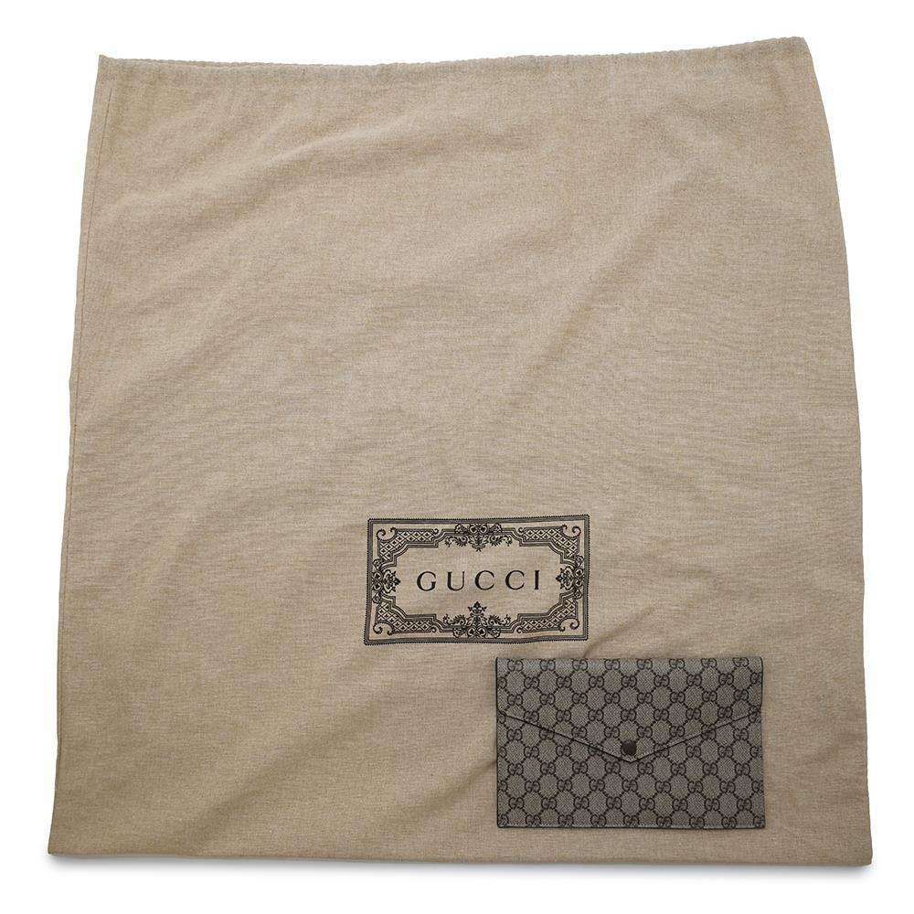 GUCCI Jackie1961 GG Supreme 2WAYTravel Bag Beige/Brown771343 PVC Leather