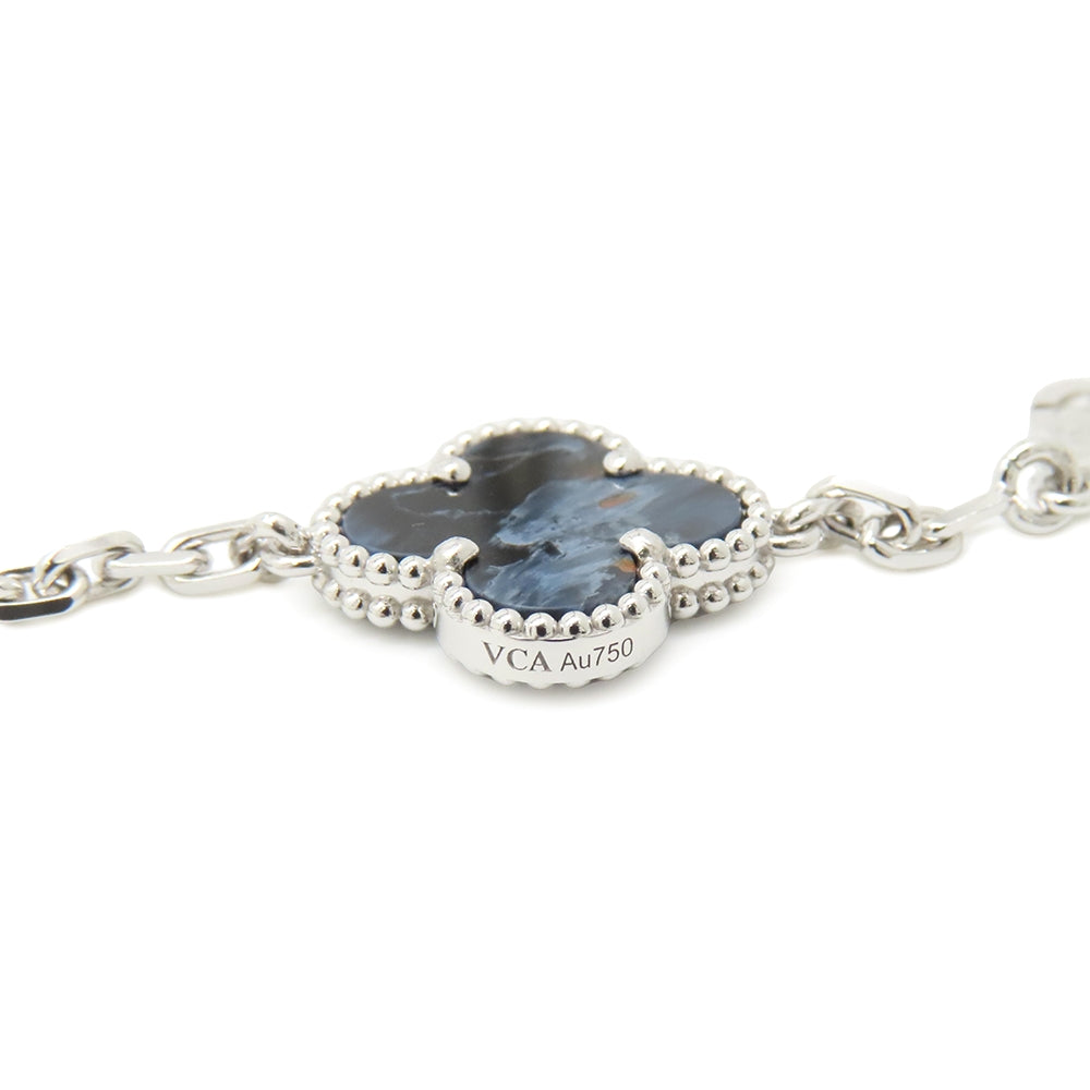 Van Cleef & Arpels Vintage Alhambra long necklace 20 motifsVCARP7S500 18K White Gold