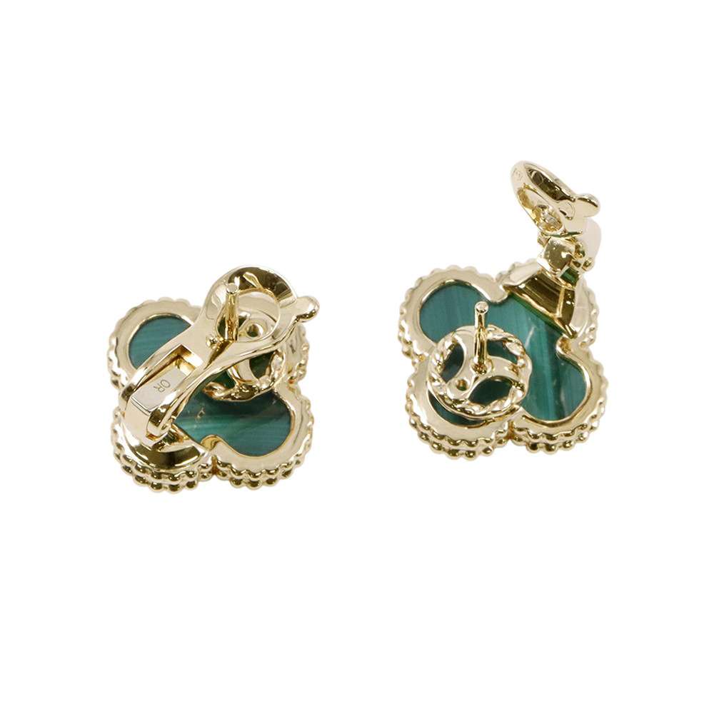 Van Cleef & Arpels Vintage Alhambra Earring Size vintageVCARO3QL00 18K Yellow Gold