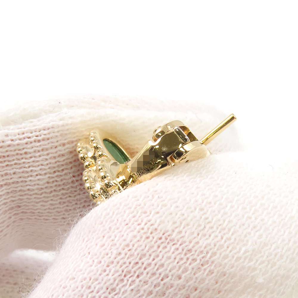 Van Cleef & Arpels Vintage Alhambra Earring Size vintageVCARO3QL00 18K Yellow Gold