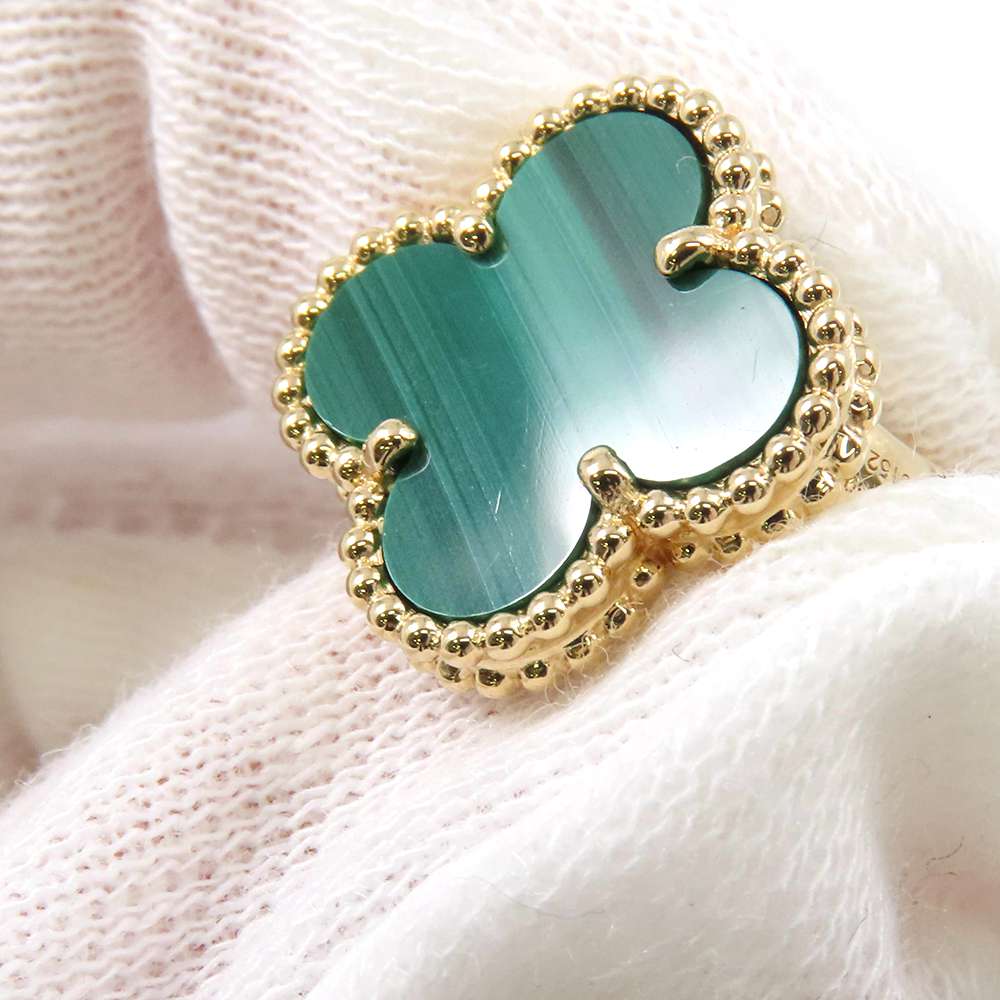 Van Cleef & Arpels Vintage Alhambra Earring Size vintageVCARO3QL00 18K Yellow Gold