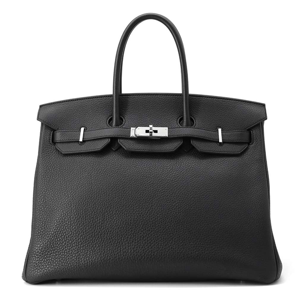 HERMES Birkin Black Togo Leather Size 35