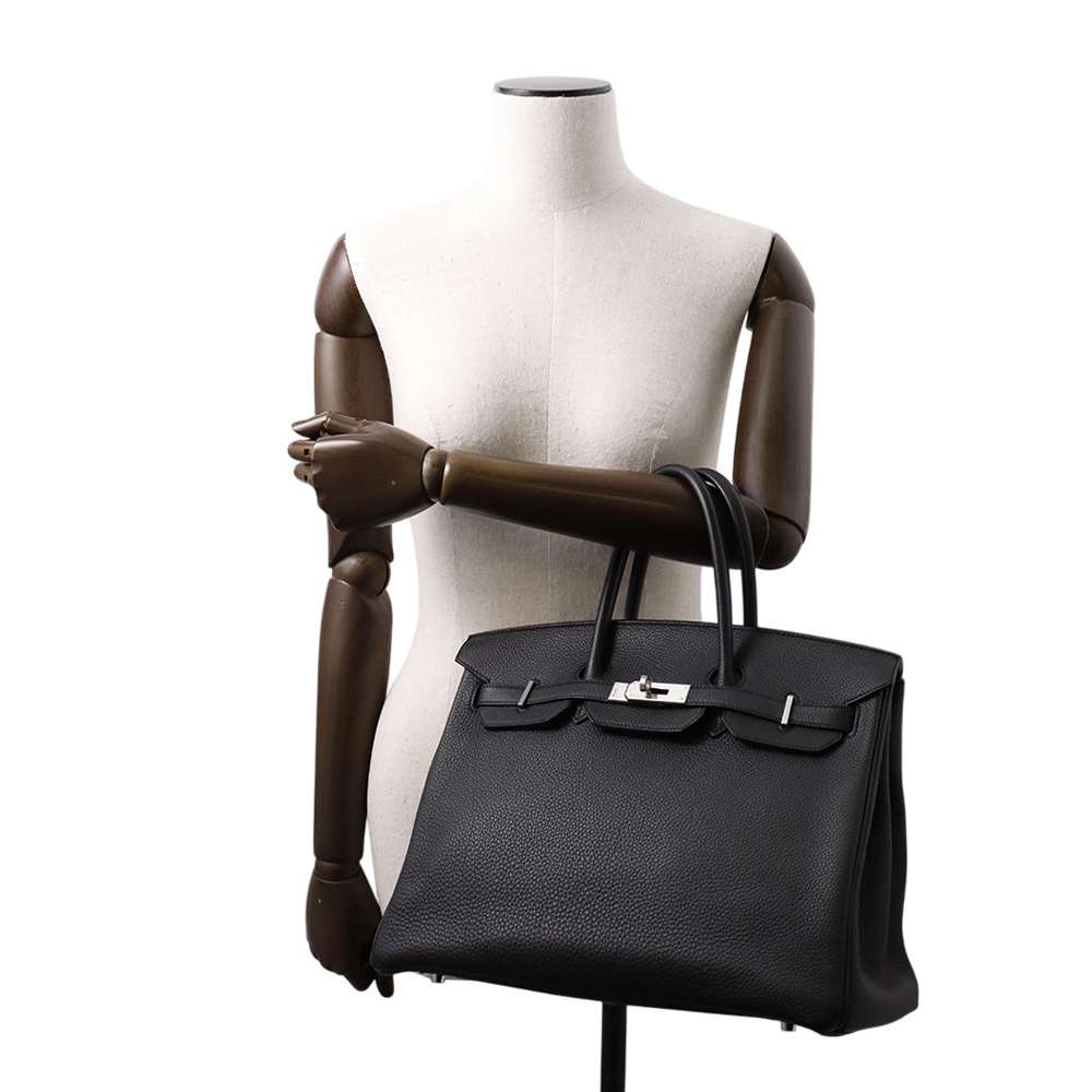 HERMES Birkin Black Togo Leather Size 35