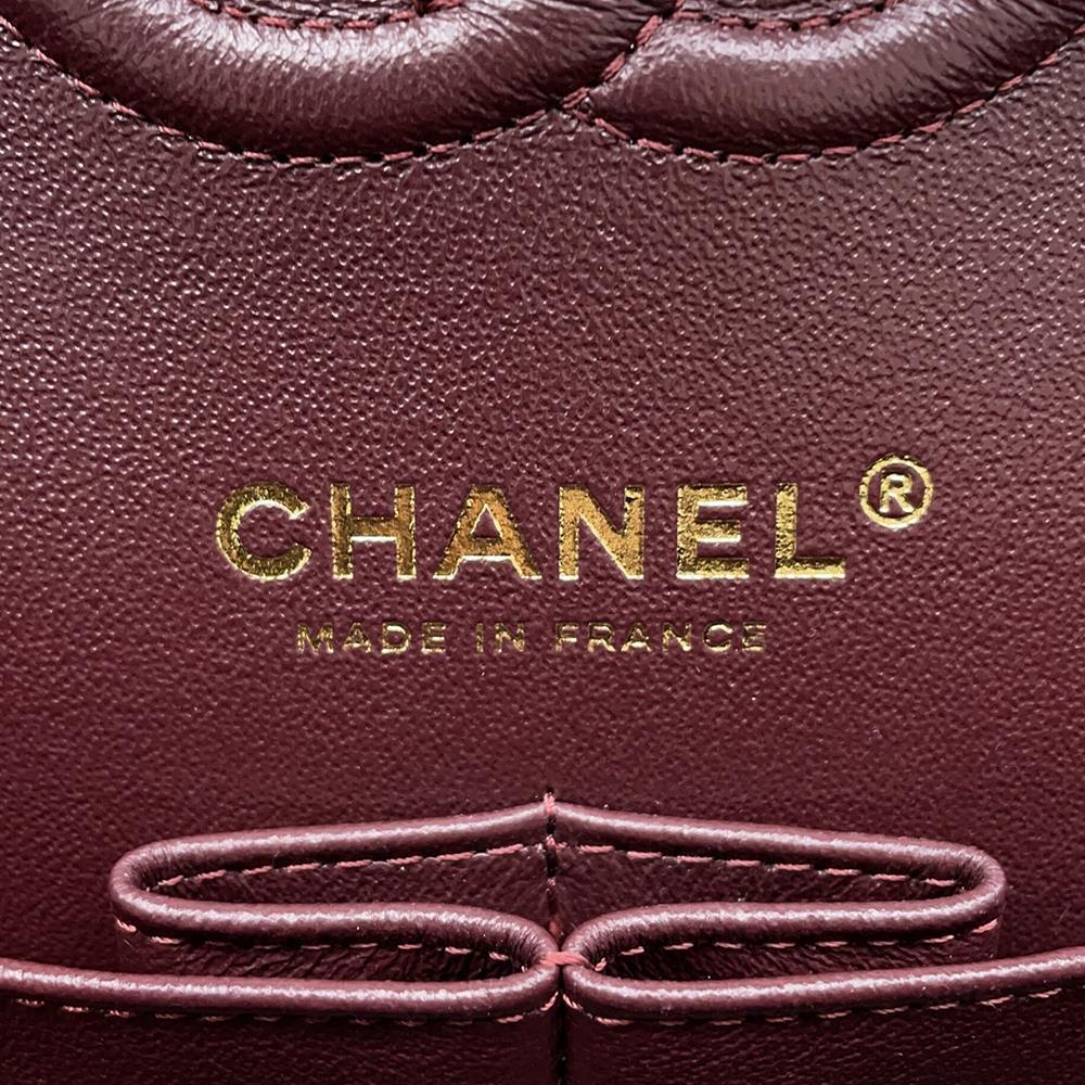 CHANEL Matelasse W flap WChainShoulder Bag BlackA01113 Caviar Leather Size 23