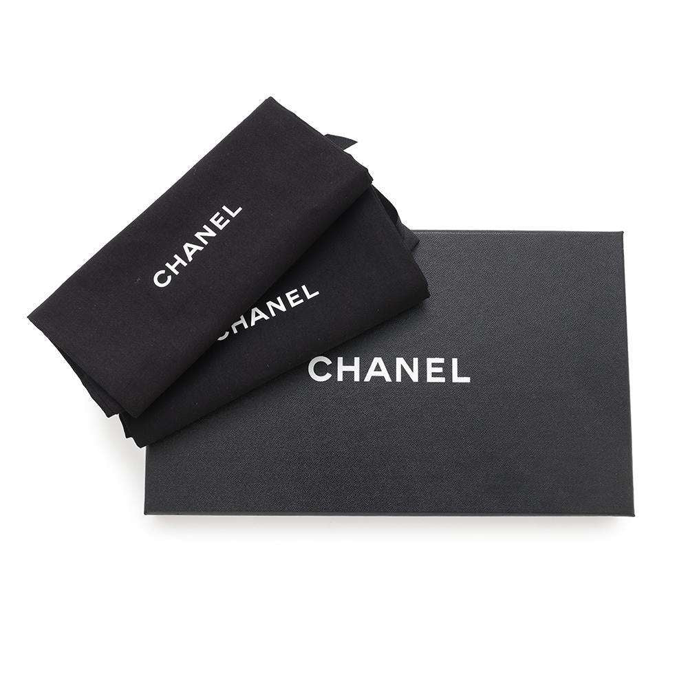 CHANEL Espadrilles Tweed BlackG29762 Cotton Enamel Size 39 C