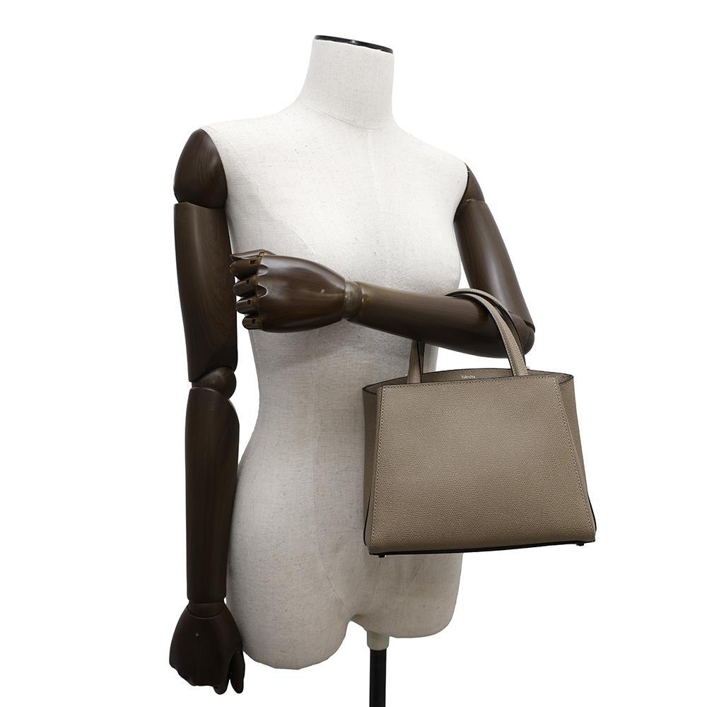 Valextra Valextra Triennale 2WAY Shoulder Bag OysterGrayWBTR0095028LOC99MO Leather Size Small