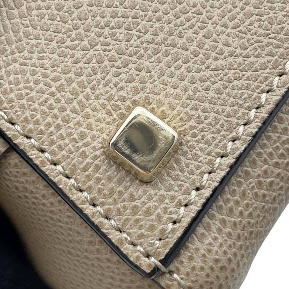 Valextra Valextra Triennale 2WAY Shoulder Bag OysterGrayWBTR0095028LOC99MO Leather Size Small