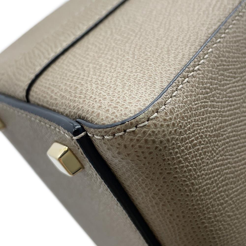 Valextra Valextra Triennale 2WAY Shoulder Bag OysterGrayWBTR0095028LOC99MO Leather Size Small