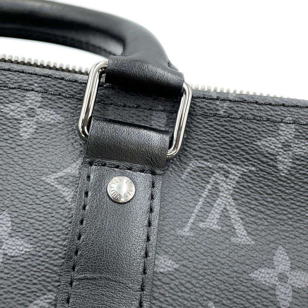 LOUIS VUITTON Keepall Bandouliere NoirM46655 Monogram Eclipse Monogram Eclipse Reverse Size 35