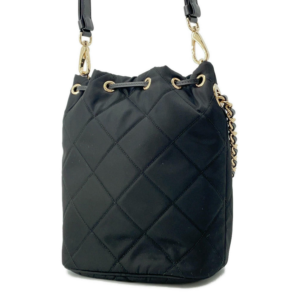 PRADA Re-Edition 1995 Chain Re-Nylon Shoulder Bag Black1BH038 Nylon Leather