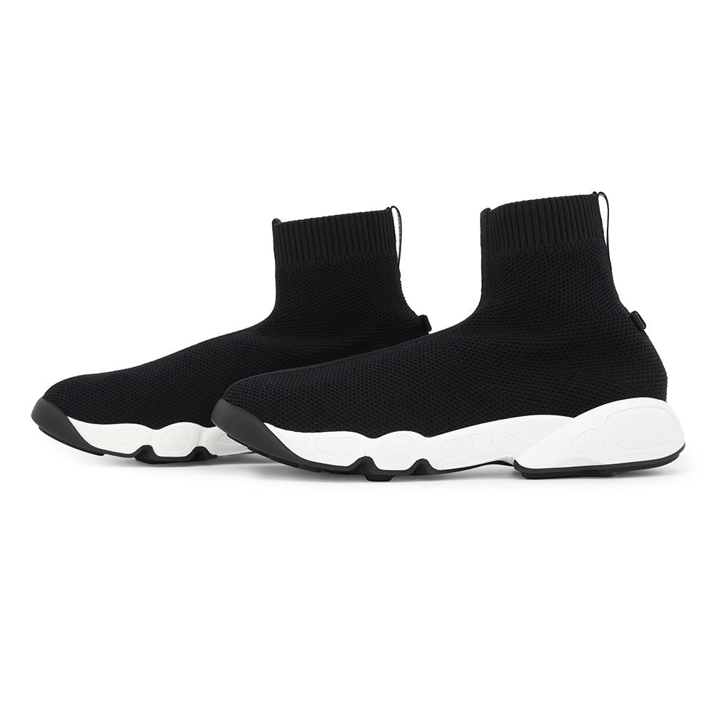 Dior Technical Knit Socks Sneakers BlackKCK217TLK Nylon Size 38.5