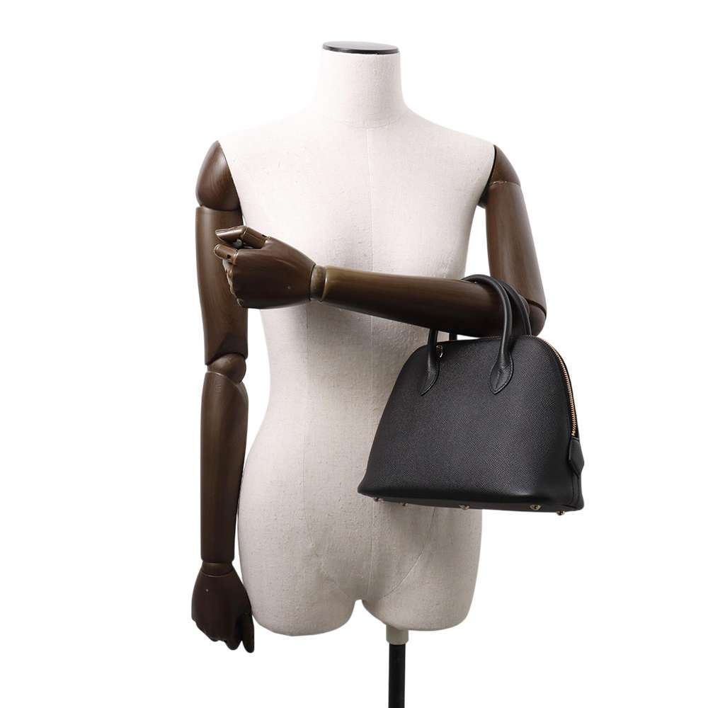 HERMES Bolide 1923 Black Epsom Size 25