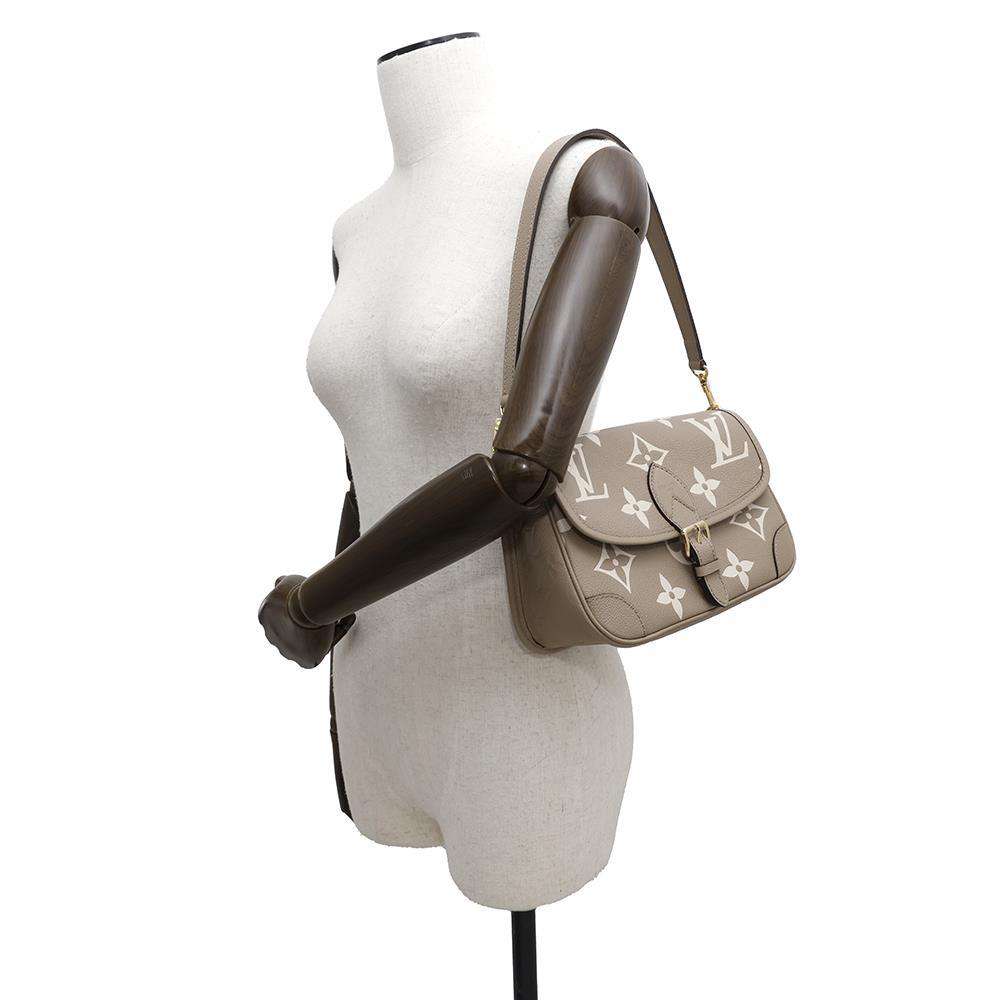 LOUIS VUITTON Dianu Tourterelle claimM46583 Monogram Empreinte Leather