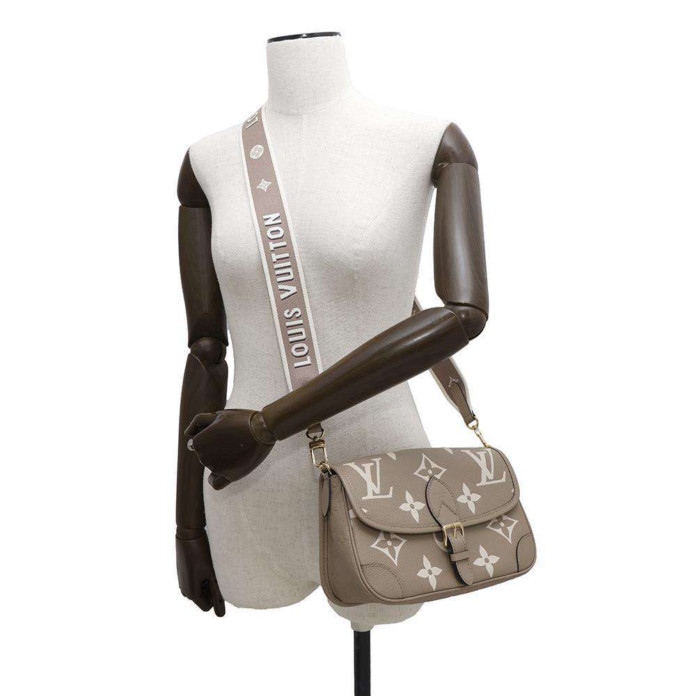 LOUIS VUITTON Dianu Tourterelle claimM46583 Monogram Empreinte Leather