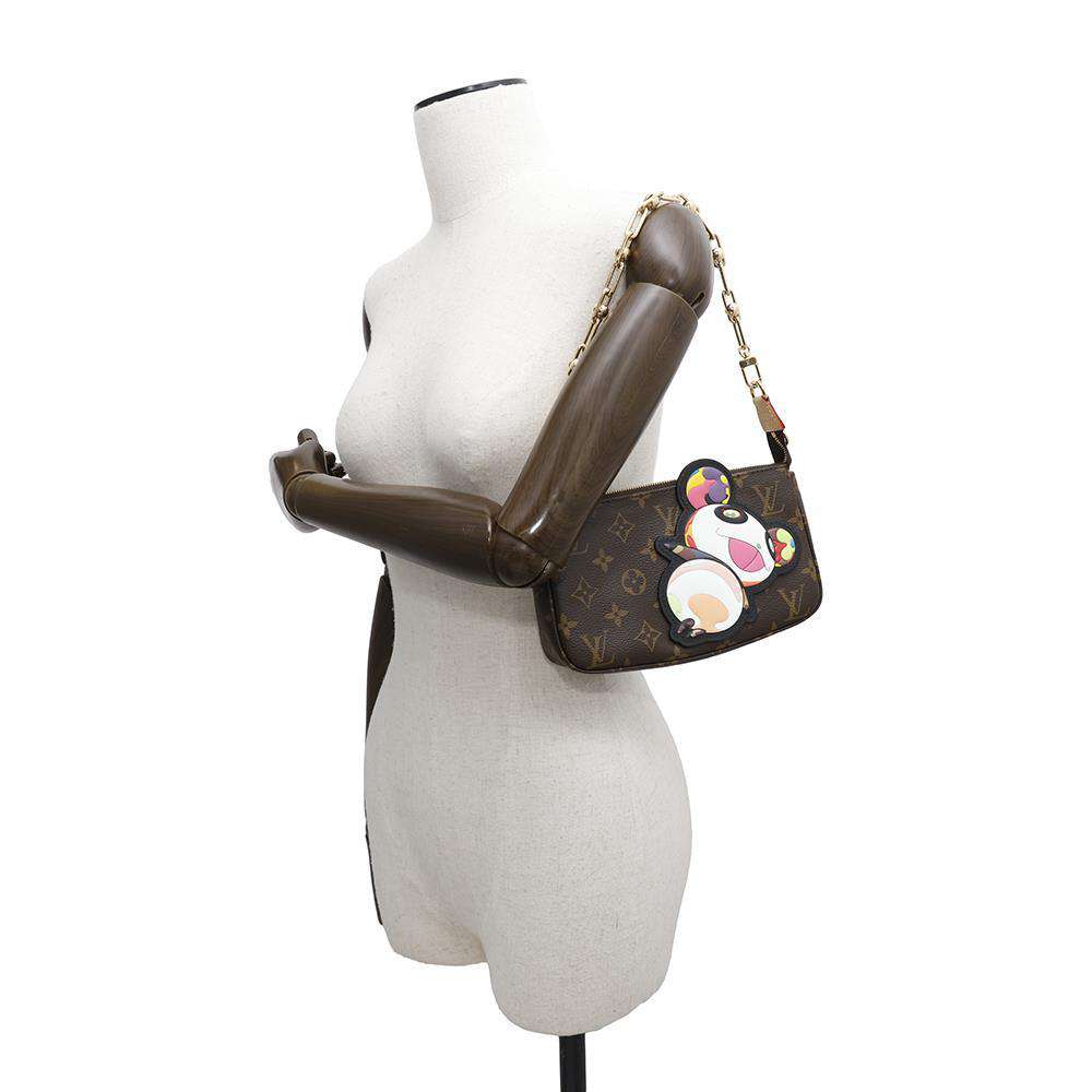 LOUIS VUITTON LV × TM Pochette Accessoires PinkM13440 Monogram Panda Takashi Murakami