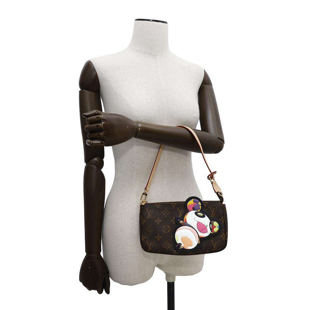 LOUIS VUITTON LV × TM Pochette Accessoires PinkM13440 Monogram Panda Takashi Murakami
