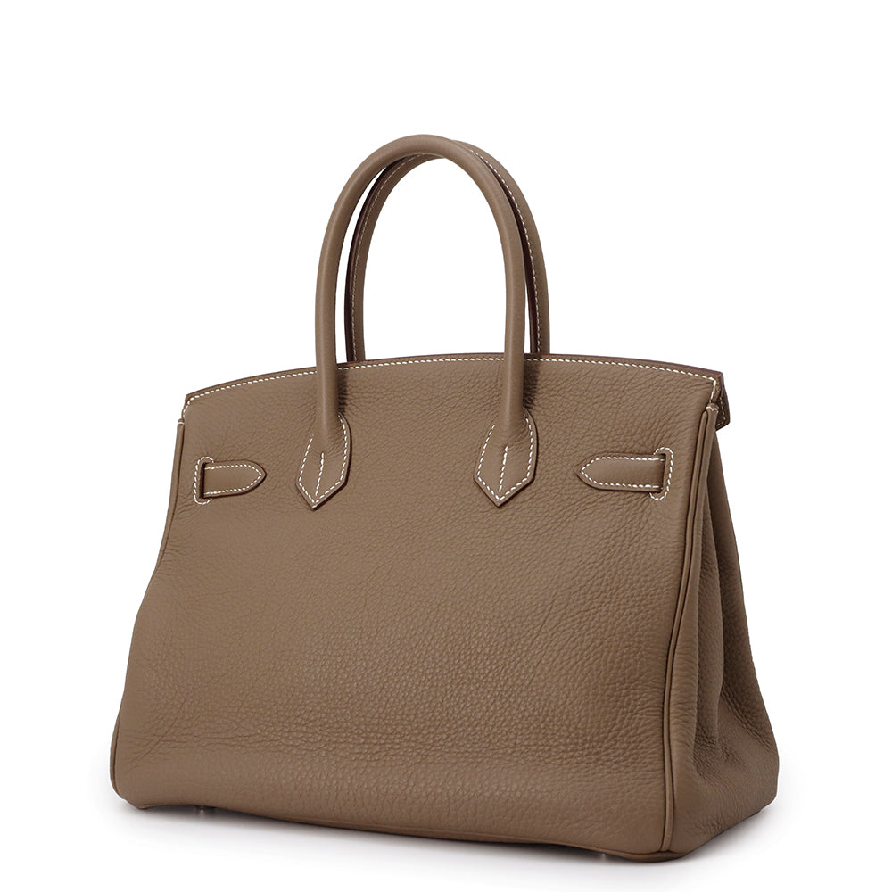 HERMES Birkin Etoupe Togo Leather Size 30